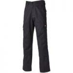 Dickies Dickies ED24/7R Black Work Trousers 36″ Short