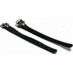 Oxford Oxford Black Leather Basket Straps (Pair)