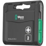 Wera Wera Bit-Box 20 H Pz2 Extra Hard Bits for Drill/Drivers