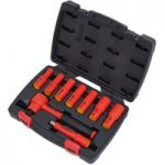 Sealey Sealey AK7942 9 Piece 3/8″ Drive 6pt WallDrive® VDE Approved Insulated Socket Set
