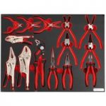 Sealey Sealey TBTP05 14 Piece Tool Tray with Pliers Set