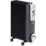 Clarke Clarke 2kW 9 Fin Black Oil Filled Radiator