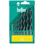 Heller Heller 8 Piece Brad Point Wood Drill Bit Set