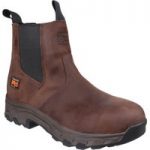 Timberland Pro® Timberland PRO® Workstead Water Resistant Pull on Dealer Safety Boot Brown Size 12