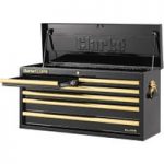 Clarke Clarke CBB306BG Large Heavy Duty 6 Drawer Tool Chest (Black & Gold)