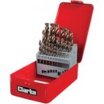 Clarke Clarke CHT384 – 25pce Cobalt Steel Drill Bit Set