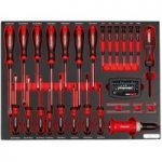 Sealey Sealey TBTP04 72 Piece Tool Tray with Screwdriver Set