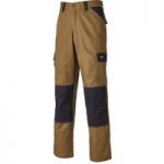 Dickies Dickies ED24/7R Khaki/Black Work Trousers 42″ Tall