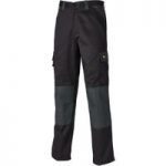 Dickies Dickies ED24/7R Black/Grey Work Trousers 46″ Short