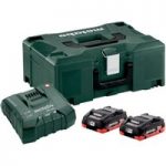 Metabo Metabo 18V 2 x 4.0Ah LiHD Batteries and Charger Set