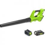 Greenworks Greenworks G24ABK2 Axial Blower with Battery and Charger (24V)