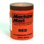 National Abrasives Red Aluminium Oxide Paper – 5m Roll, 240 Grit