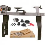 SIP SIP 01940MM 14″ x 43″ Wood Lathe, Chuck and Chisel Set