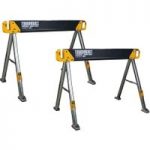 Olympia Tools ToughBuilt C550 Sawhorse and Jobsite Table Twin Pack