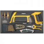 Sealey Sealey S01133 28 Piece Tool Tray with Cutting & Drilling Set
