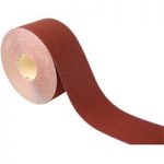 National Abrasives Red Aluminium Oxide Paper – 5m Roll, 40 Grit