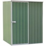 Sealey Sealey 1.5 x 1.5 x 1.9m Green Galvanized Steel Shed