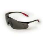 Machine Mart Xtra Oregon Black Lens Safety Glasses With Black and Red Frame