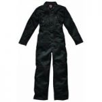 Dickies Dickies Redhawk Zip Front Coverall Black 52R