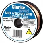 Price Cuts Clarke Mild Steel Welding Wire 0.8mm 5kg