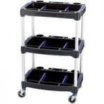 New Draper 3 Tiered Workshop Tool Trolley