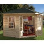 Forest Forest 4 x 2.8m Pickering Log Cabin (Assembled)