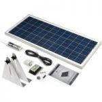 Solar Technology International PV Logic 80Wp Narrowboat Kit with Alloy Brackets