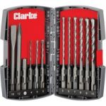 Clarke Clarke CHT802 SDS+ 12 Piece Drill And Chisel Set