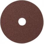 National Abrasives Fibre Backed Alu. Oxide Sanding Disc 115mm, 24 Grit