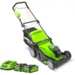 Greenworks Greenworks G40LM41K2X 400mm Cordless Lawnmower with 2 x 2Ah Batteries and Charger (40V)