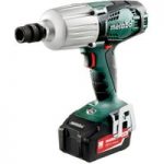 Metabo Metabo SSW 18 LTX 600 Cordless Impact Wrench with 2×4.0Ah Batteries