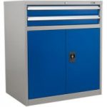 Sealey Sealey API8810 Premier Industrial 2 Drawer Double Locker Cabinet