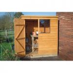 Forest Forest Product Overlap Dip Treated 6×4 Pent Shed