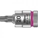 Wera Wera 8767 A HF Zyklop TORX® 1/4” Drive TX20 Bit Socket 28mm