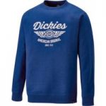 Dickies Dickies Everett Sweatshirt Royal Blue/White