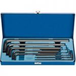 New Draper 10 Piece Metric Extra Long Pattern Hexagon Key Set