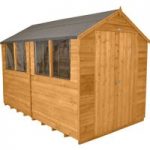Forest Forest 8x10ft Apex Overlap Dipped Shed (Assembled)