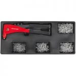 Sealey Sealey TBT15 Tool Tray with Riveter & 400 Assorted Rivet Set