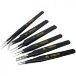 Machine Mart 6 Piece Tweezers Set