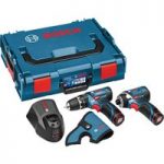 Bosch Bosch GSB/GDR108 10.8V Li-Ion Twinpack Combi Drill & Impact Driver with 2×2.0Ah Batteries