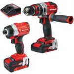 Einhell Power X-Change Einhell Power X-Change Combi Drill & Impact Driver Twinpack with 2×2.0Ah batteries