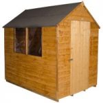 Forest Forest 5x7ft Apex Overlap Dipped Shed (Assembled)