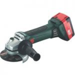 Metabo Metabo W18LTX115 18V 115mm Cordless Angle Grinder (With 2 x 4.0Ah Batteries)