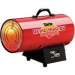 Clarke Clarke DEVIL1600DV Dual Voltage 110/230V Gas Heater