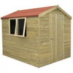Forest Forest 6x8ft Apex Pressure Treated Shiplap Shed