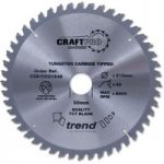 Trend Trend CSB/CC25572 Craft Saw Blade Crosscut 255mm X 72 Teeth X 30mm