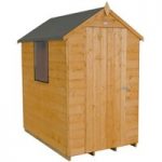 Forest Forest 4x6ft Apex Shipland Dipped Shed (Assembled)