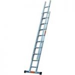 T. B. Davies TB Davies 2.5m Pro Trade 2 Section Extension Ladder with Stabiliser Bar