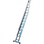 T. B. Davies Tubesca 2.5m Pro Platinium 3 Section Aluminium Extension Ladder