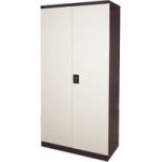 Steelco Steelco 72” Cupboard with Three Shelves (Brown/Beige)